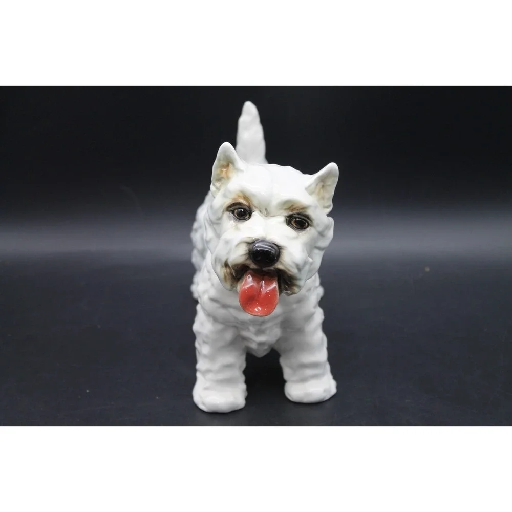 Goebel Germany West Highland Terrier Westie Dog Porcelain Figurine White Terrier